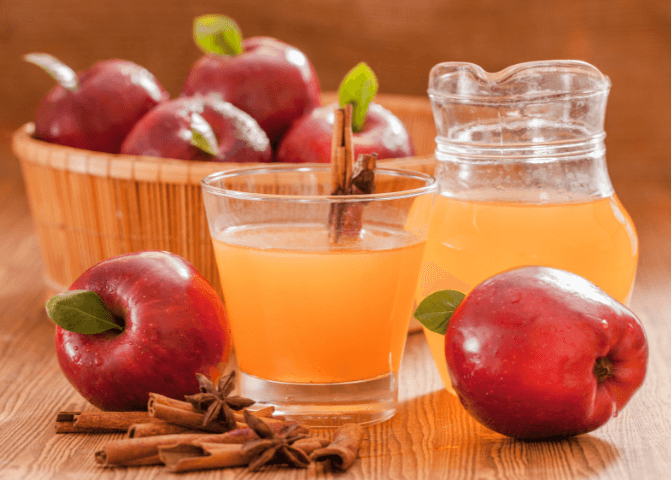 apple cider vinegar and honey