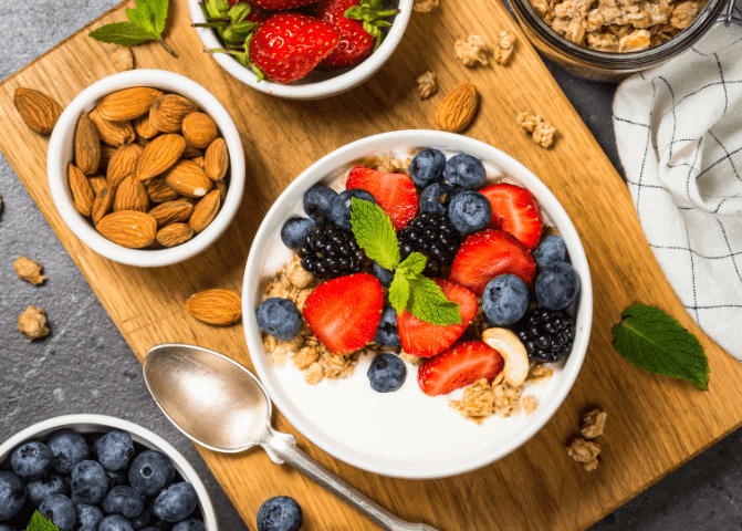 Greek yogourt granola